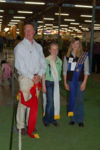 Caitlin Shillabeer won the inaugural young handler competition at the 2011 Royal Adelaide Show.