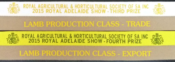 Royal Adelaide Show results 2015